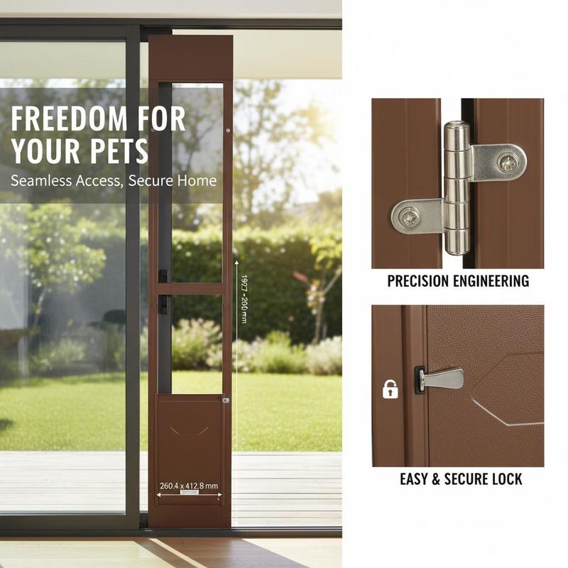Dog Door for Sliding Glass Doo - Glass Door Hinge recensione e prezzo