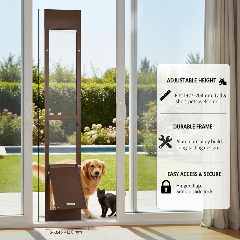 Dog Door for Sliding Glass Doo - Glass Door Hinge recensione e prezzo