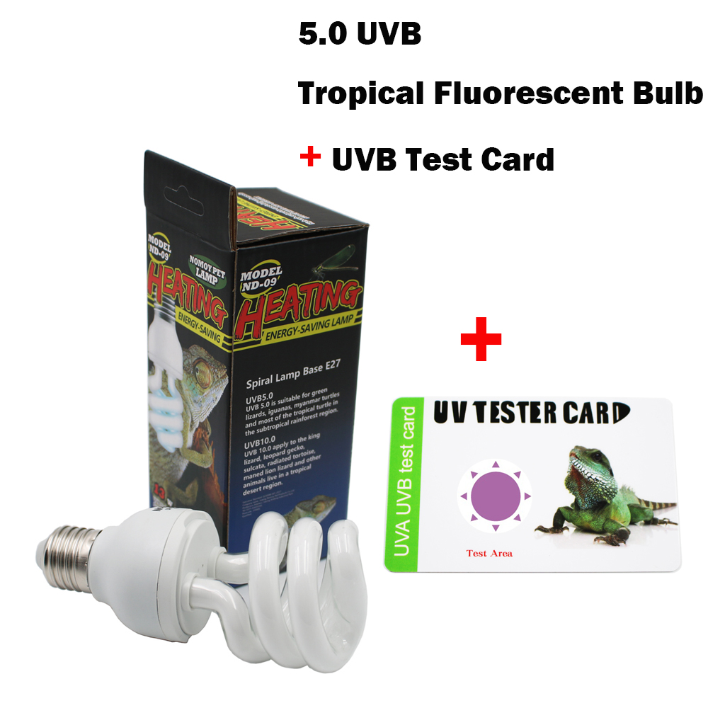 Reptile 5.0 UVB Lamp Bulb Ligh - Calcium Powder Reptile recensione e prezzo