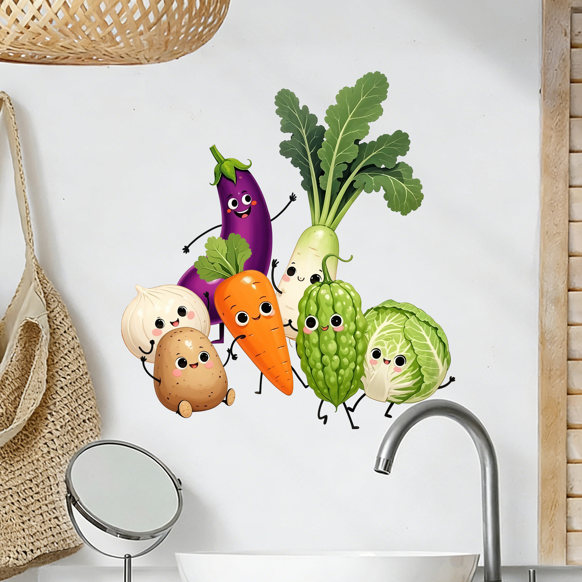 Emotionally Expressive Vegetab - Pvc Panel Background recensione e prezzo
