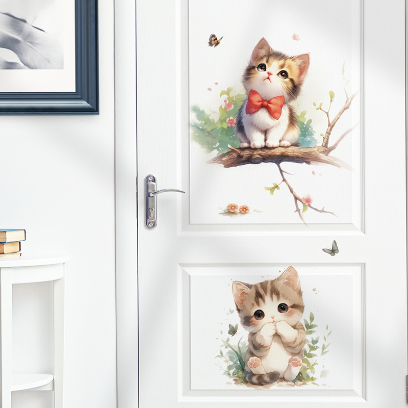 Kawaii Pastel Cat & Butterfly  - Pvc Panel Background recensione e prezzo