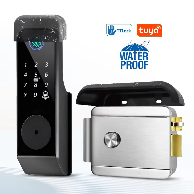 Waterproof Fingerprint Lock Tu - Glass Door Hinge recensione e prezzo