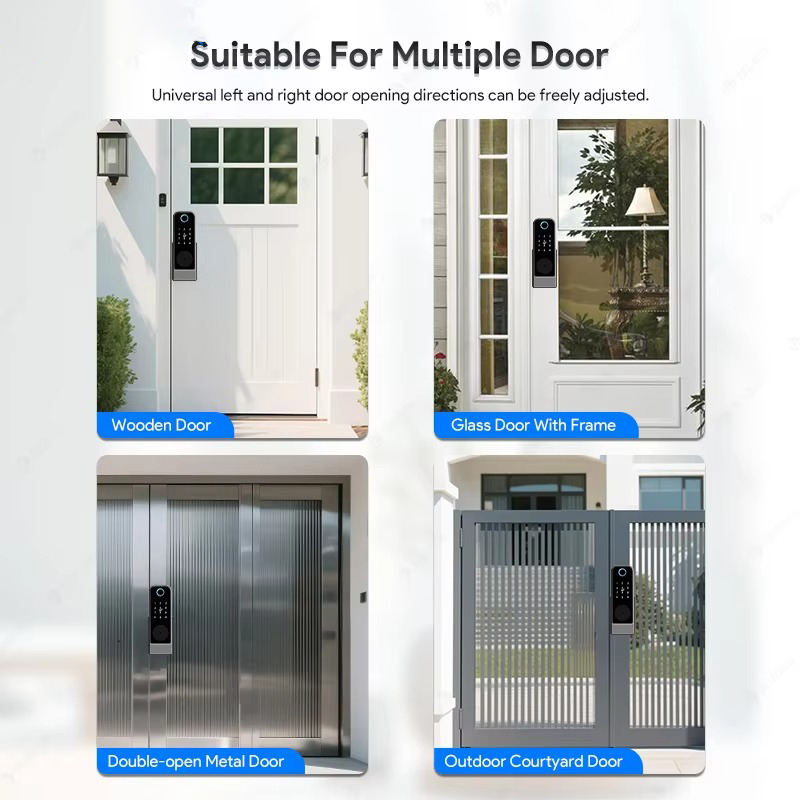 Waterproof Fingerprint Lock Tu - Glass Door Hinge recensione e prezzo