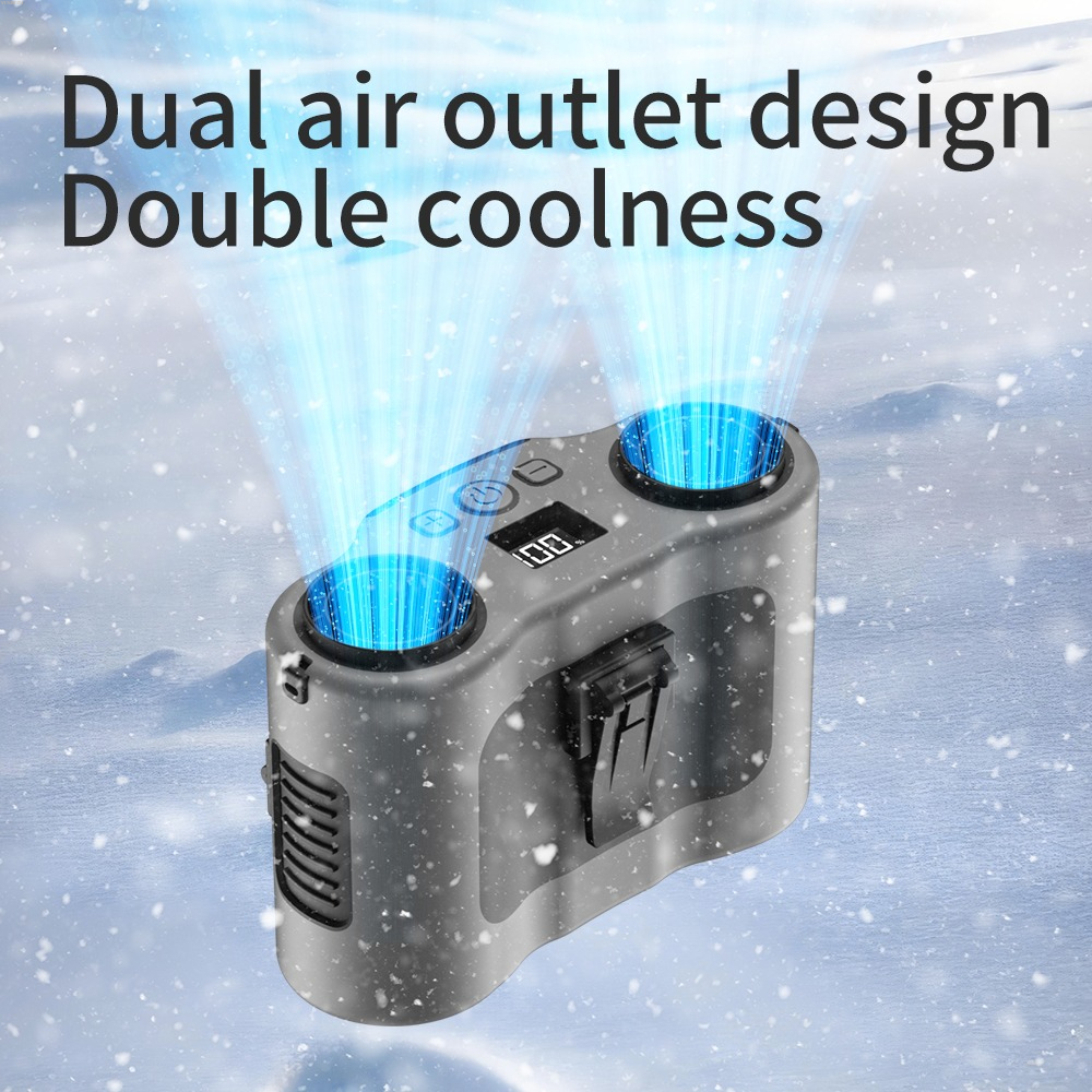 Portable Waist Clip Fan 5-spee - Timer Dual Outlet recensione e prezzo