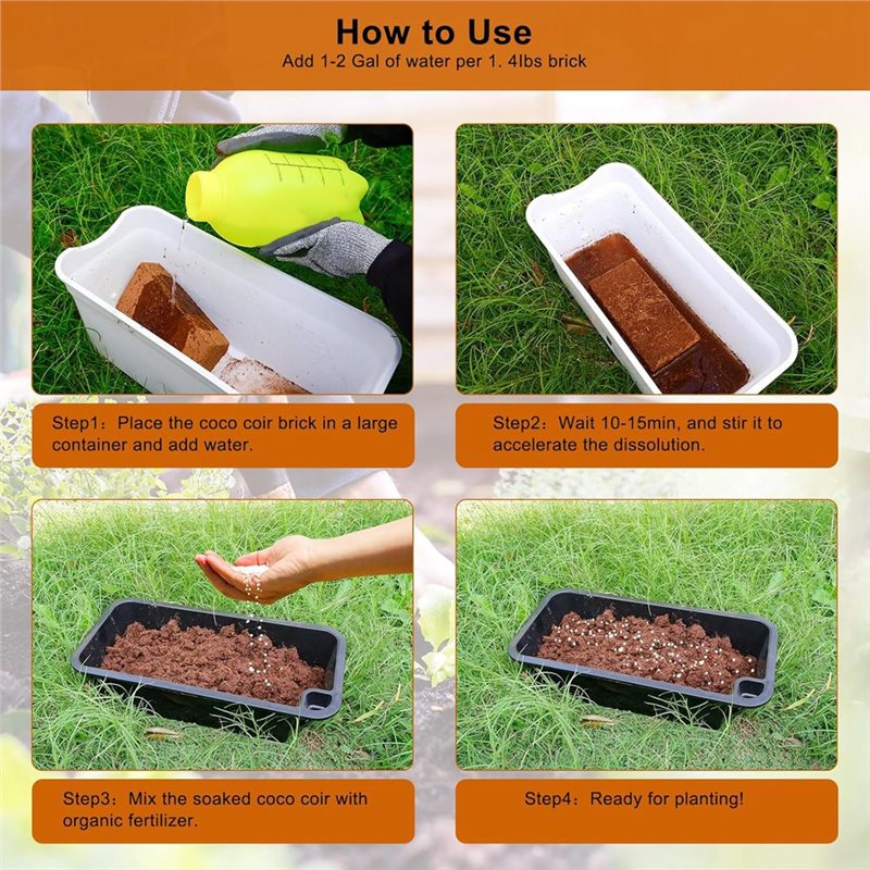 3 Pack Coco Coir Bricks, Coco  - Substrate Coconut Fiber recensione e prezzo