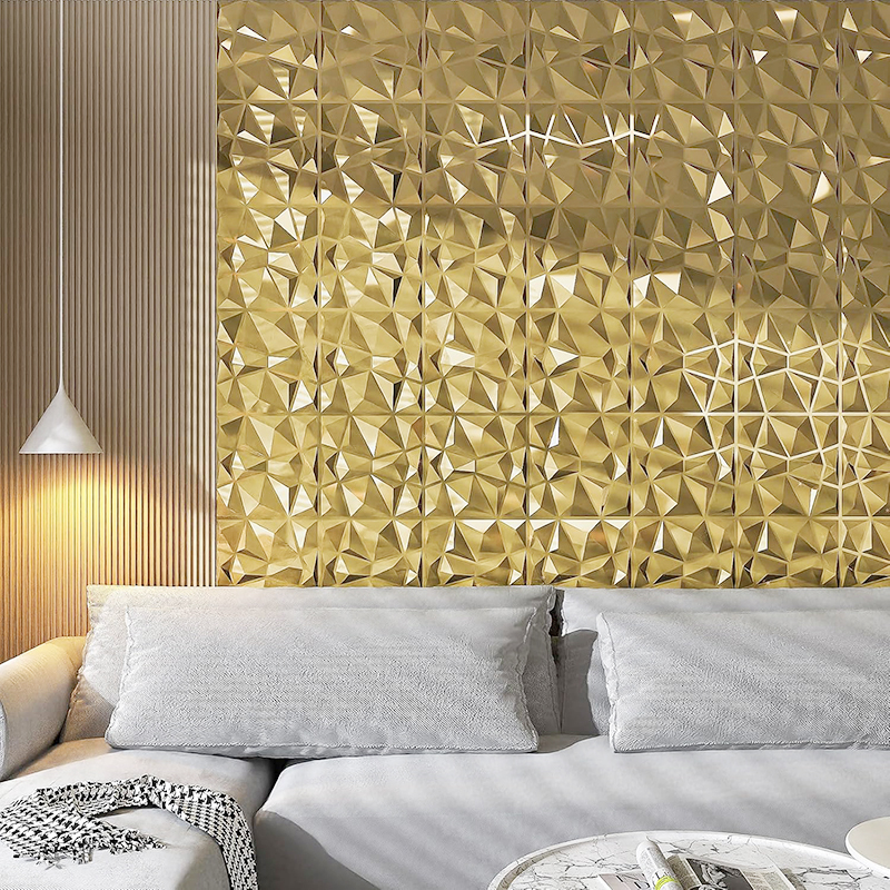 12pcs 50x50cm Champagne gold c - Pvc Panel Background recensione e prezzo