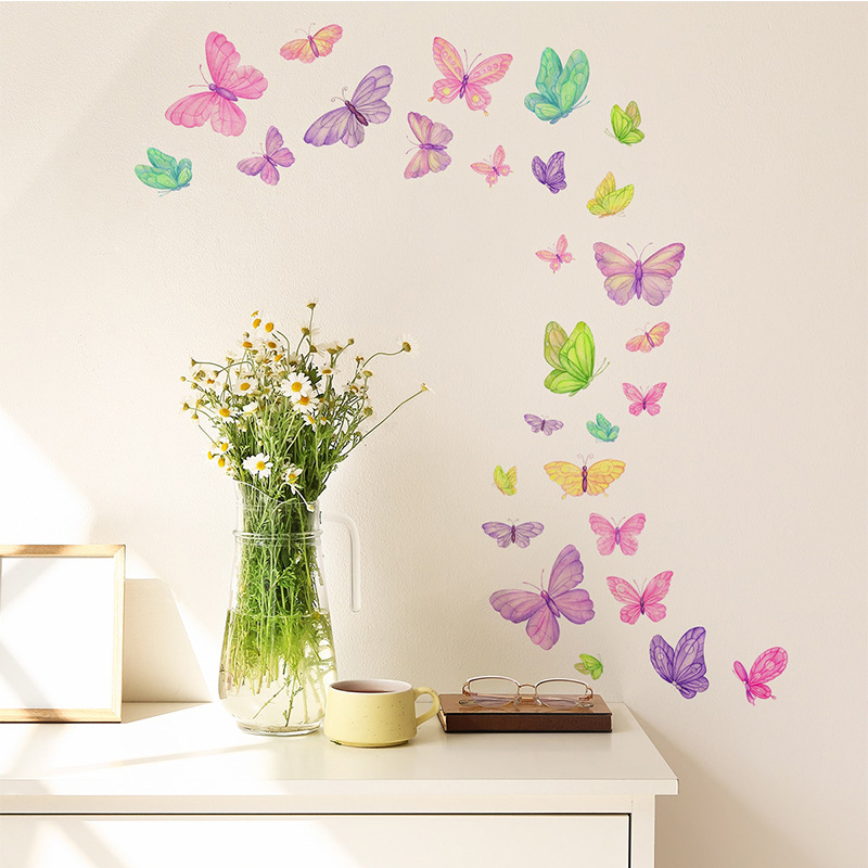 Romantic butterfly Wall Sticke - Pvc Panel Background recensione e prezzo
