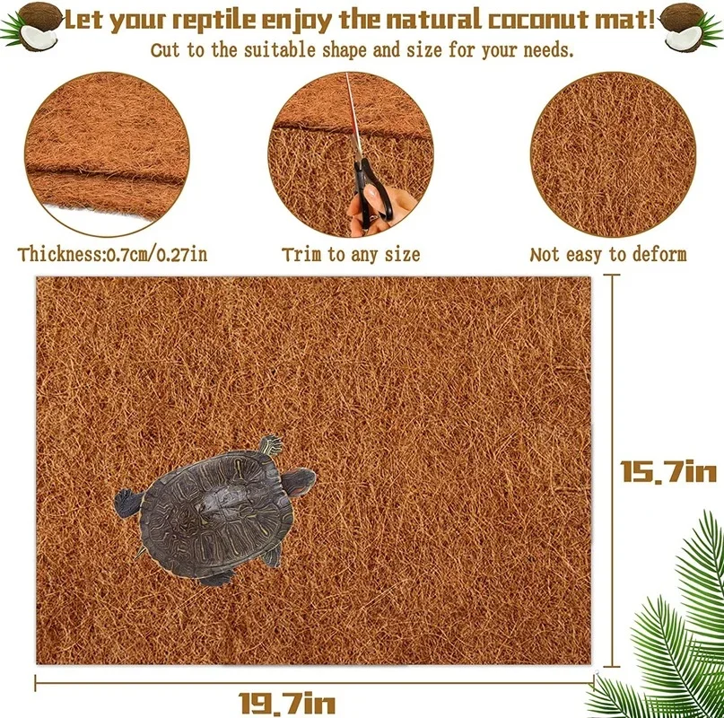 Reptile Carpet Natural Coconut - Substrate Coconut Fiber recensione e prezzo