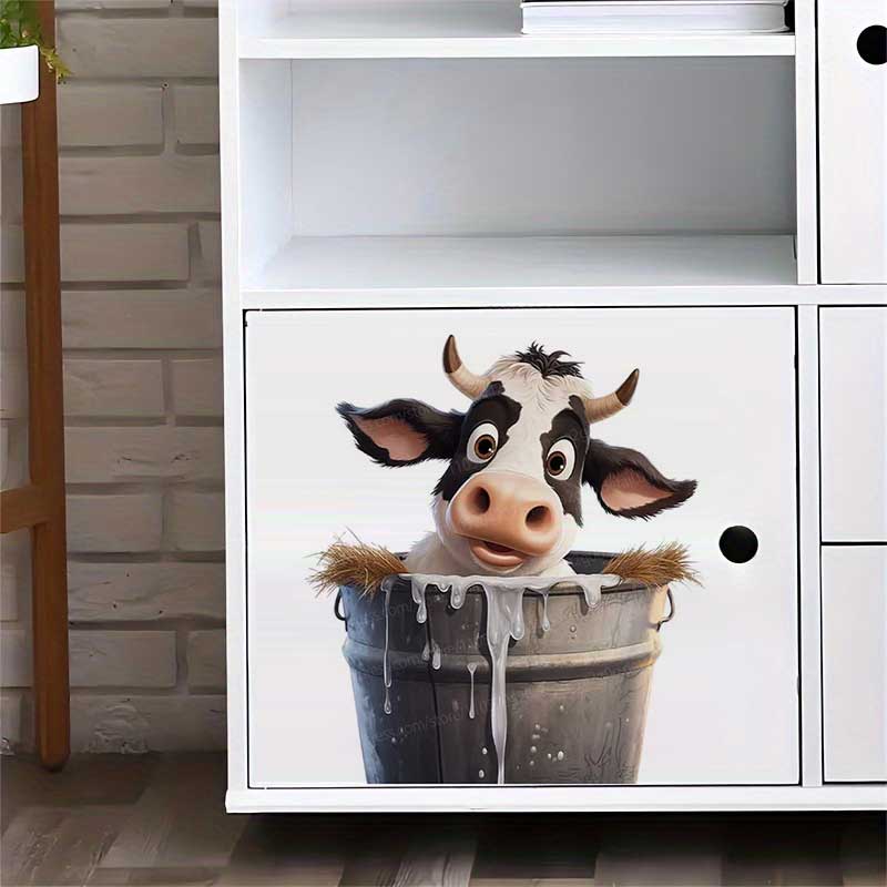Cute Cow Wall Stickers Self-Ad - Pvc Panel Background recensione e prezzo