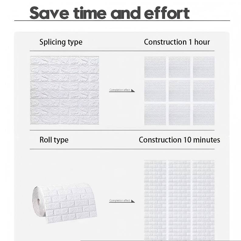 70cmX1M70cm*10M 3D Brick Patte - Pvc Panel Background recensione e prezzo