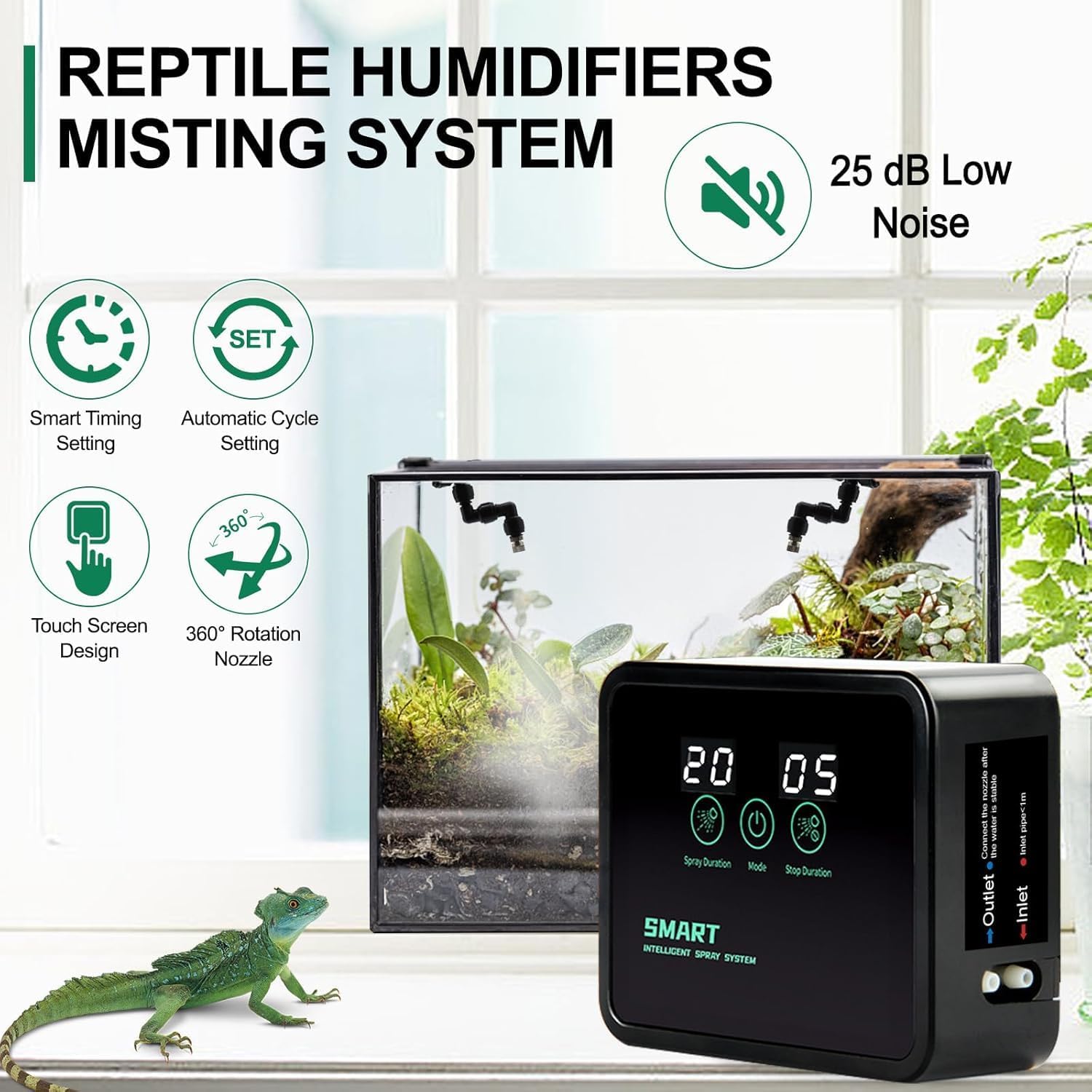 Reptile Humidifiers Smart Mist - Misting Nozzle Reptile recensione e prezzo