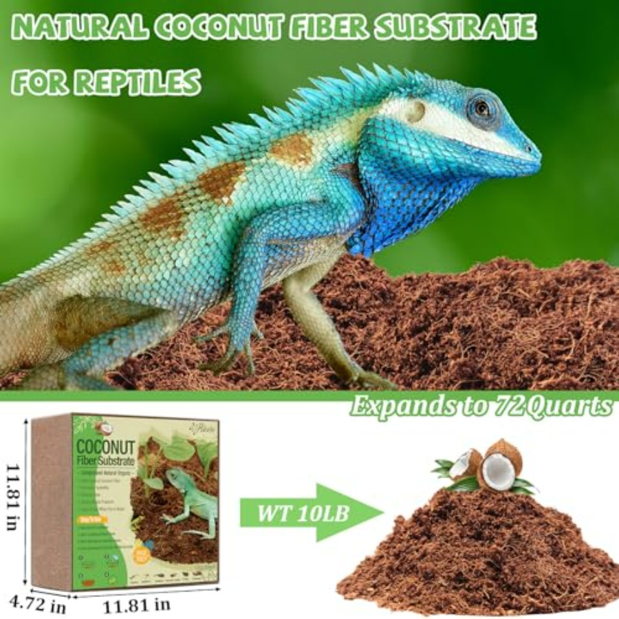 10LBS Natural Coconut Fiber Su - Substrate Coconut Fiber recensione e prezzo