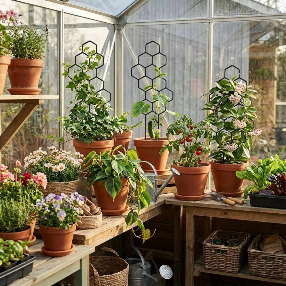 Honeycomb Design Plant Trellis - Vine Climbing Plastic recensione e prezzo