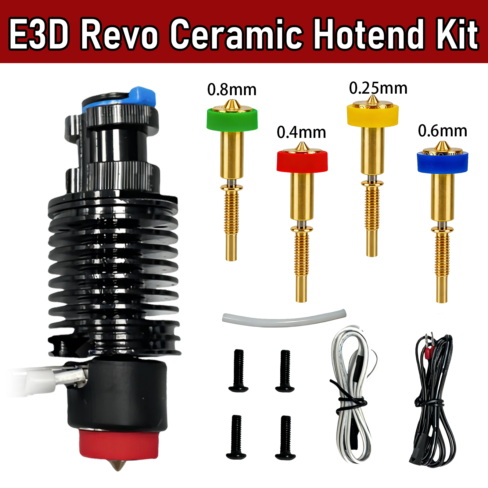 For E3D Revo Hotend Kit V6 Rad - Ceramic Heat Emitter recensione e prezzo
